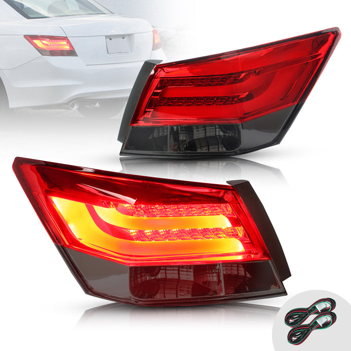 VLAND Tail Lights 2PCS For Honda Accord Inspire 8th Gen 4-Dr Sedan 2008-2012