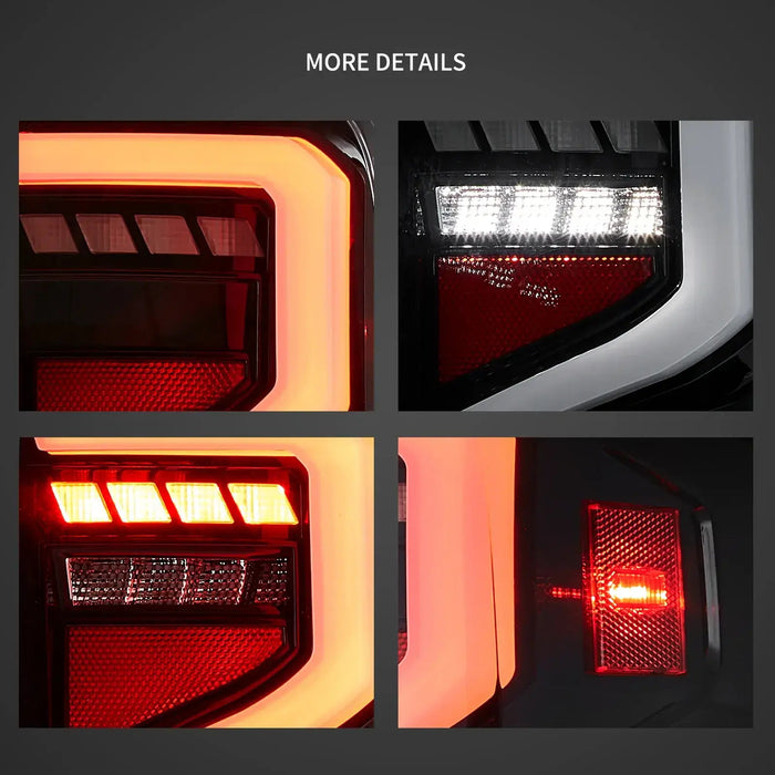 VLAND LED Taillights For Chevrolet Silverado 1500/2500/3500 3rd Gen 2014-2018 With Dynamic Welcome Lighting