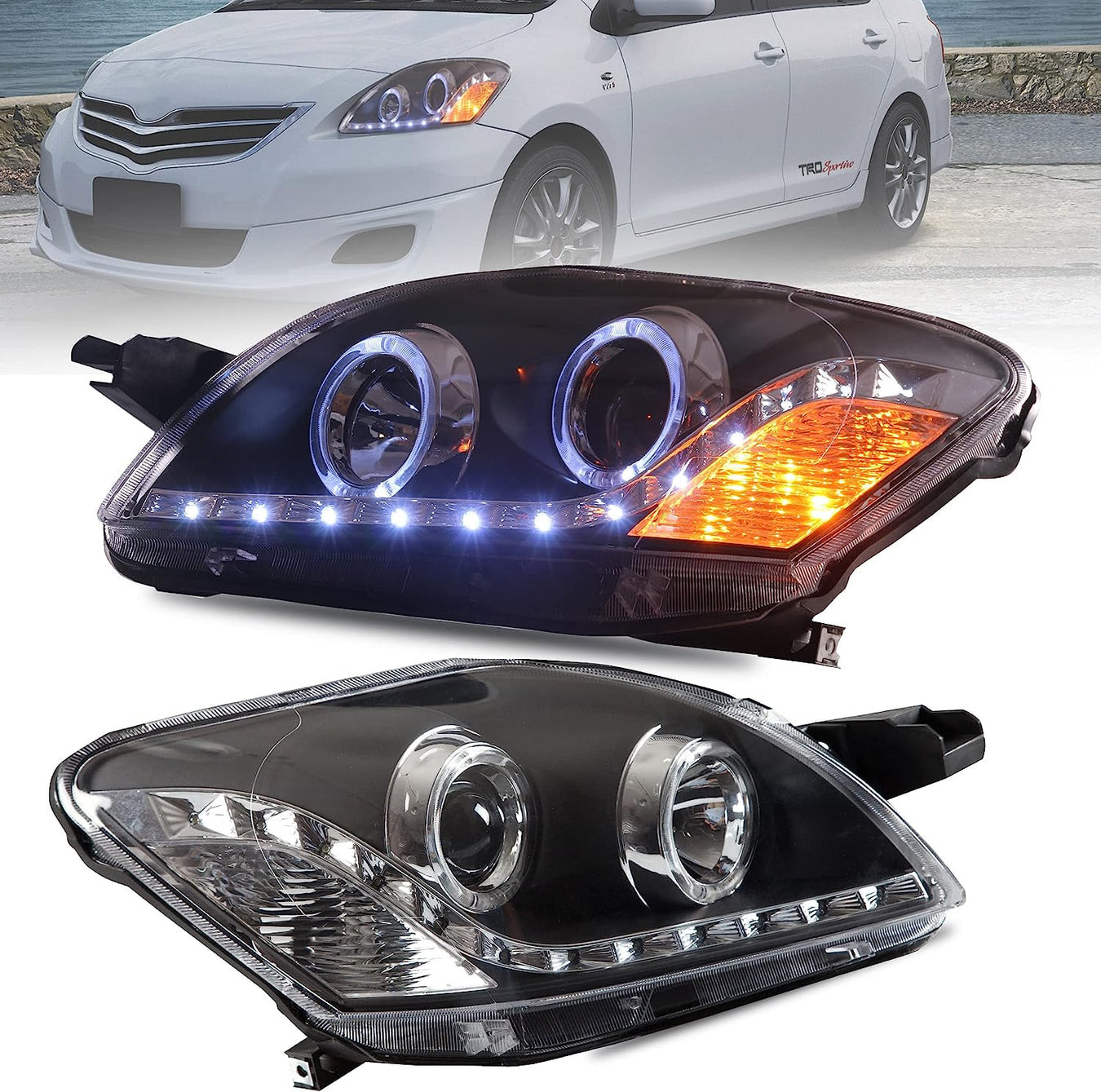 Toyota Yaris / Vios / Belta Headlights Tail Lights
