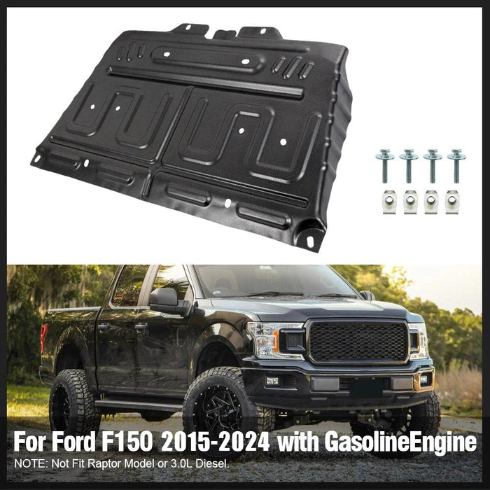 VLAND Upgrade ML3Z-7222-D Manganese Steel Splash Panel Shield For Ford F-150 2015-2024