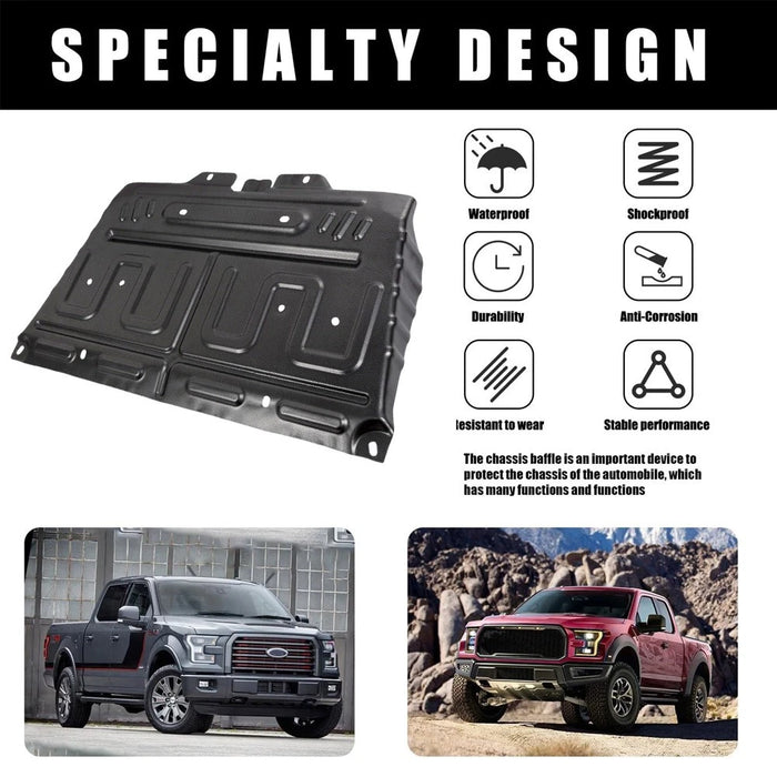 VLAND Upgrade ML3Z-7222-D Manganese Steel Splash Panel Shield For Ford F-150 2015-2024