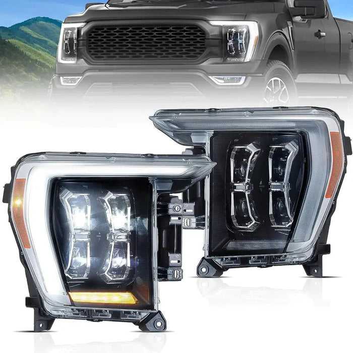 VLAND LED Headlights and Taillights For Ford F150 2021-2023