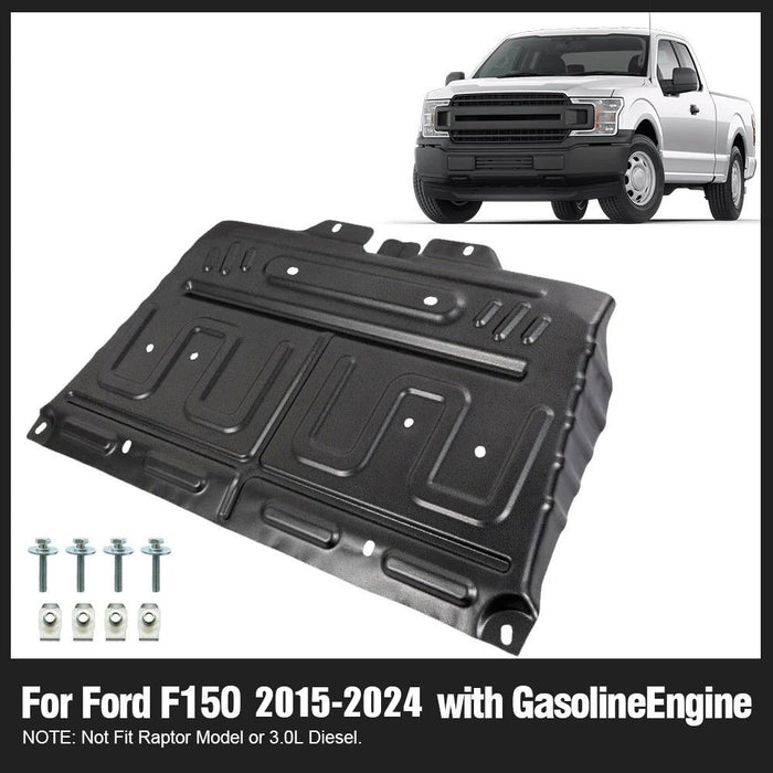 VLAND Upgrade ML3Z-7222-D Manganese Steel Splash Panel Shield For Ford F-150 2015-2024