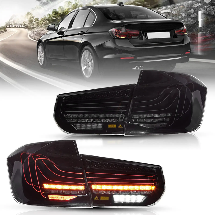 VLAND Laser Tail Lights For BMW 3-Series M3 F30 F35 F80 2012-2019 CSL Style [E-MARK.]