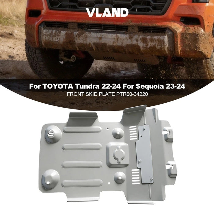 VLAND PTR60-34220 Front Skid Plate For Toyota Tundra 2022-2024 & Sequoia 2023-2024
