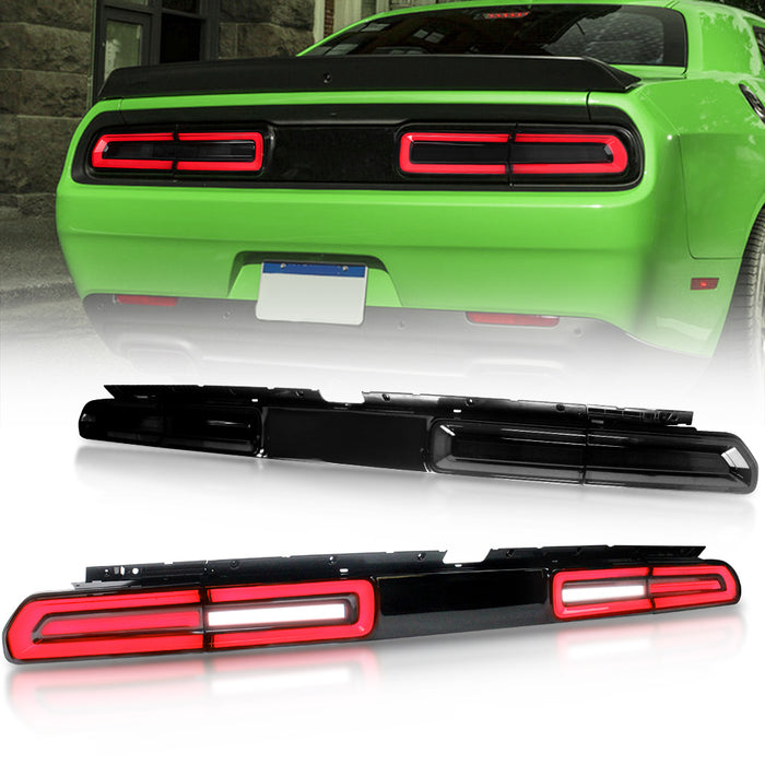 VLAND LED Tail Lights For Dodge Challenger 2008-2014 With Sequential Indicators Turn Signals