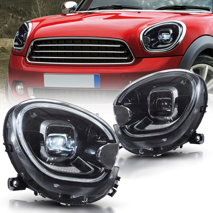 VLAND LED Head Lights For BMW Mini Countryman R60 2010-2016 [E-MARK]