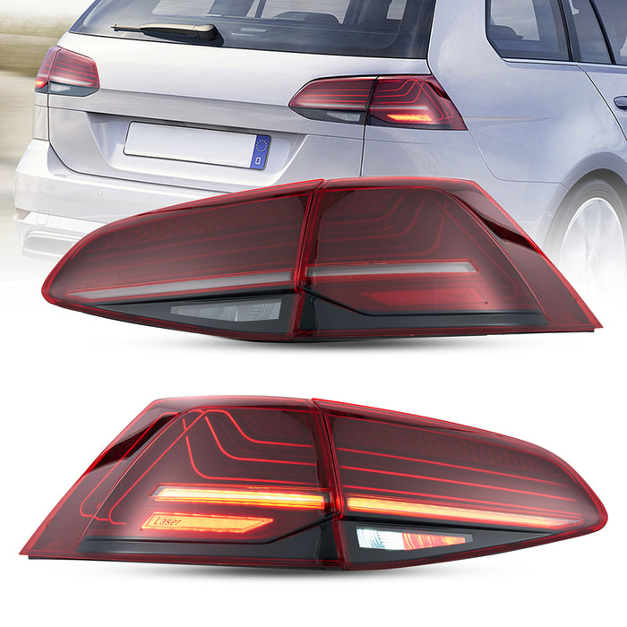 VLAND LED Tail lights Fit For Volkswagen Golf 7 MK7 MK7.5 2013-2020 Hatchback NOT FIT SPORTWAGEN