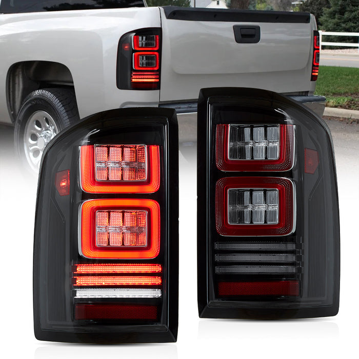 VLAND LED Tail Lights For Chevrolet Silverado 1500/2500/3500 2nd Gen 2007-2013