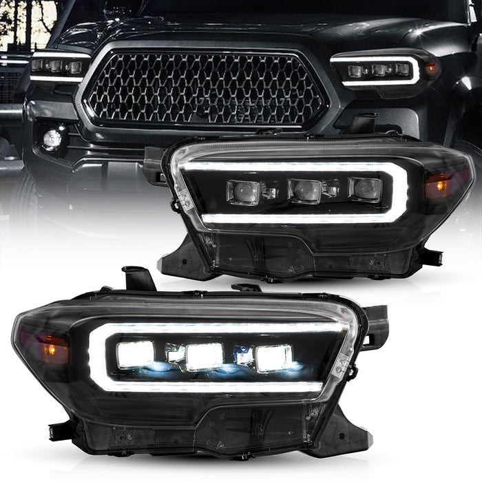 VLAND LED Matrix Projector Headlights For Toyota Tacoma N300 2015-2023 [DOT. SAE.]