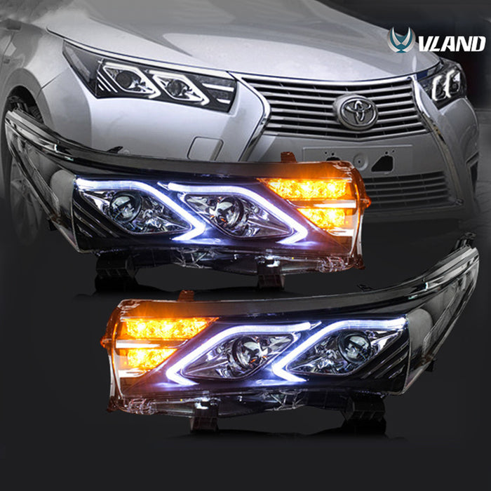 VLAND LED Headlights For Toyota Corolla 11th Gen E170/E180 International Version 2014-2019 -0257-GWBC