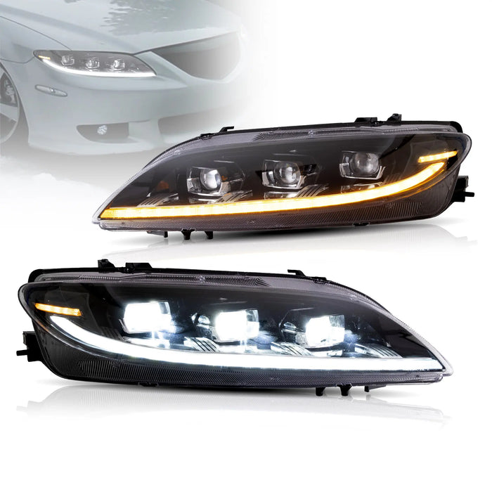 VLAND LED Headlights For Mazda 6 First Generation (GG1) 2002-2008