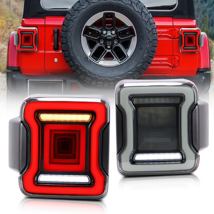 VLAND LED Tail Lights For Jeep Wrangler JL 2018-2023 [DOT. SAE.]