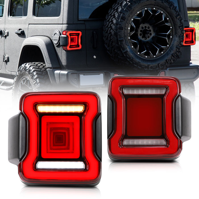 VLAND LED Tail Lights For Jeep Wrangler JL 2018-2023 [DOT. SAE.]