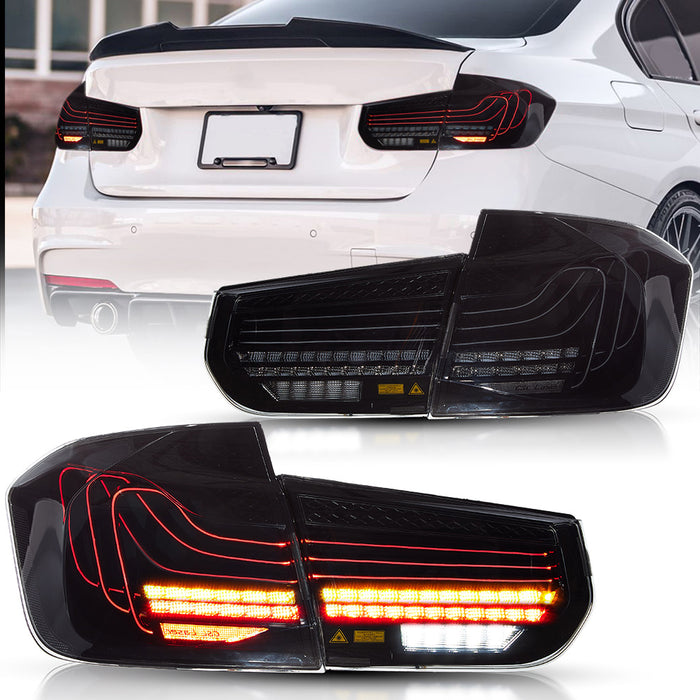 VLAND Laser Tail Lights For BMW 3-Series M3 F30 F35 F80 2012-2019 CSL Style [E-MARK.]