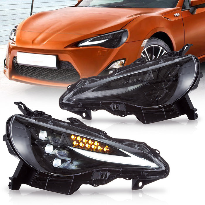 VLAND LED RGB Headlights For Toyota 86 / GT86 Subaru BRZ / Scion FR-S ZN6/ZC6 2012-2021