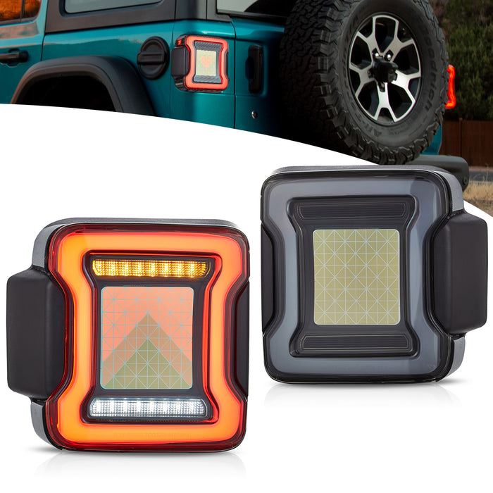 VLAND OLED Tail Lights For Jeep Wrangler JL JLU 2018-2023 [DOT.]