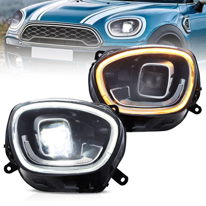 VLAND LED Head Lights For BMW Mini Countryman F60 2017-2020 [E-MARK]