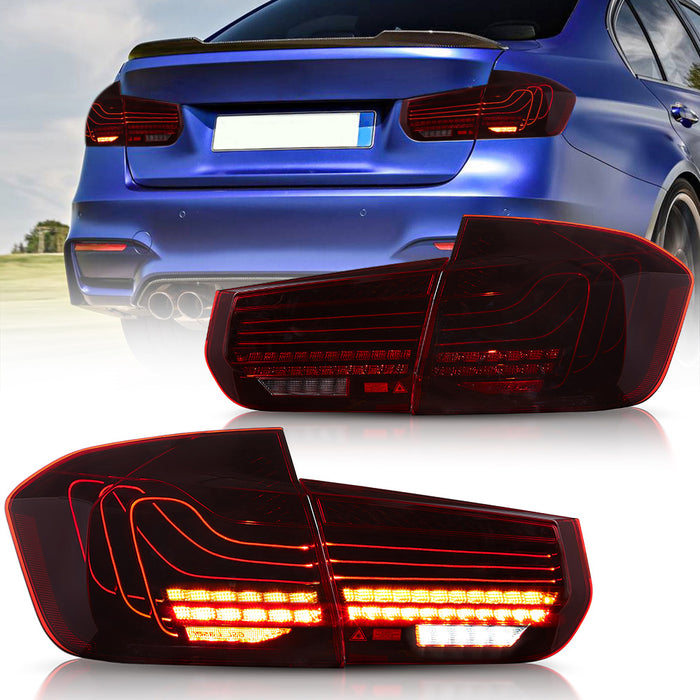 VLAND Laser Tail Lights For BMW 3-Series M3 F30 F35 F80 2012-2019 CSL Style [E-MARK.]