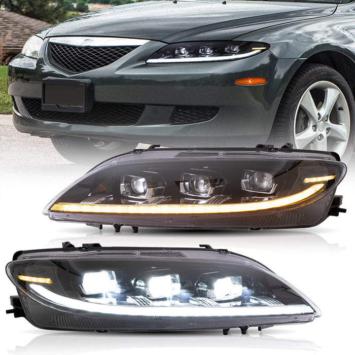 VLAND LED Headlights For Mazda 6 First Generation (GG1) 2002-2008