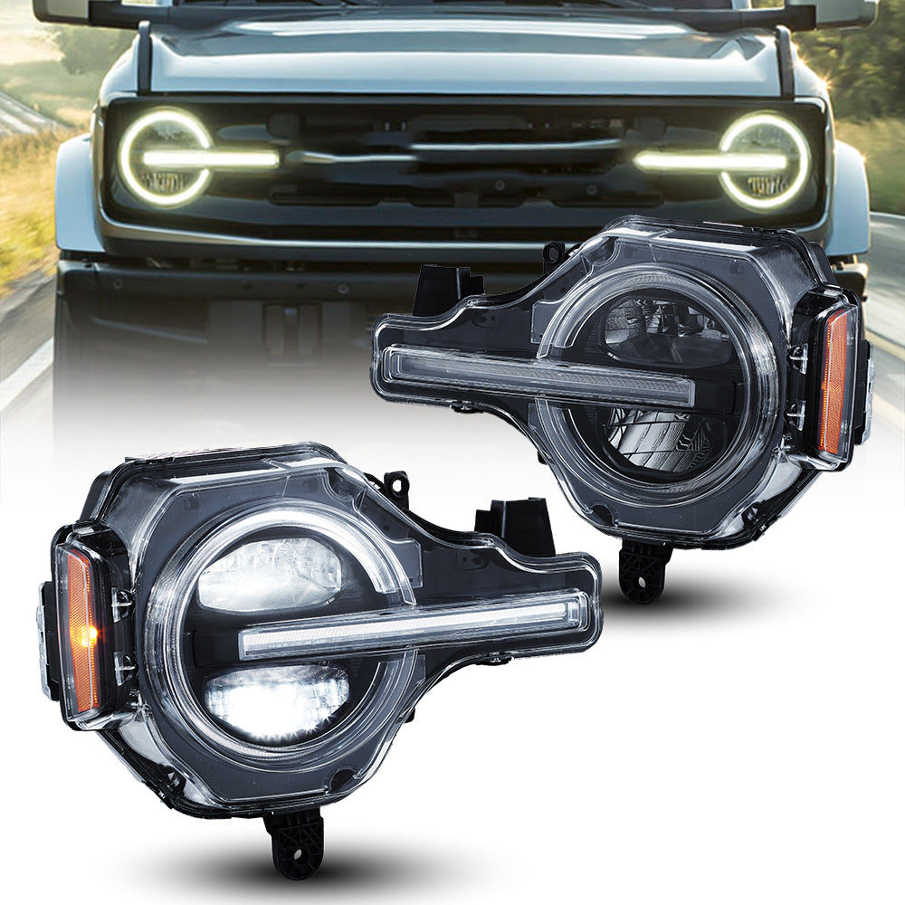 Ford Bronco Headlights Tail Lights