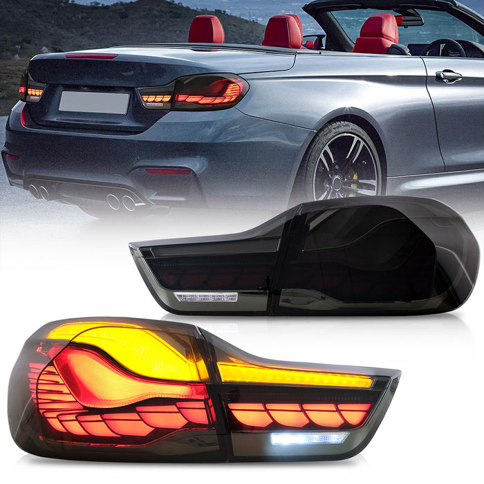 VLAND Oled Tail Lights For BMW M4 GTS F32 F33 F82 F36 F83 4-Series 2013-2020 [E-MARK, DOT.]