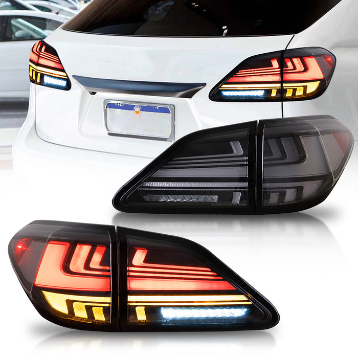 VLAND LED Rear Lights For Lexus RX350 RX400h RX450h RX450hL 2009-2014 3rd gen Taillights