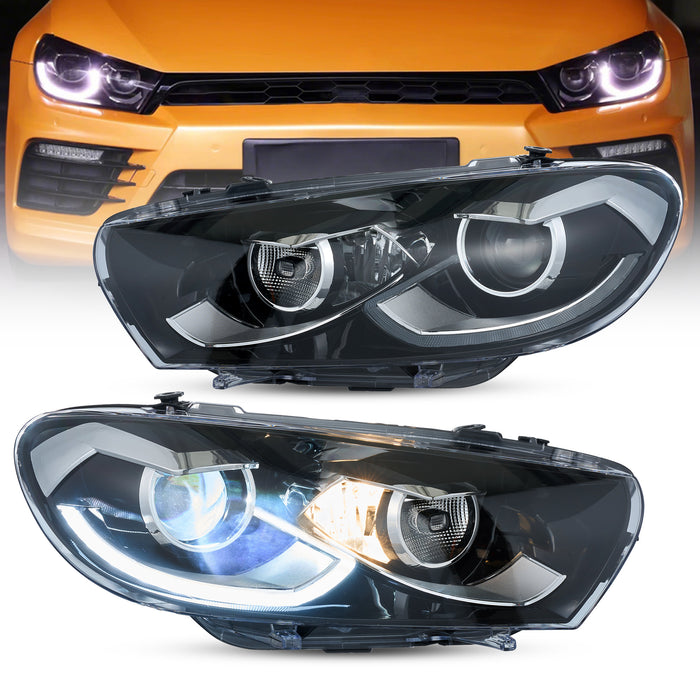VLAND LED Head Lights For Volkswagen (VW) Scirocco 3rd Gen 2009-2014