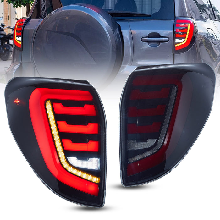 VLAND LED Taillights For Toyota RAV4 2006-2012 w/Animation Sequential Turn Rear Tail Lights Assembly