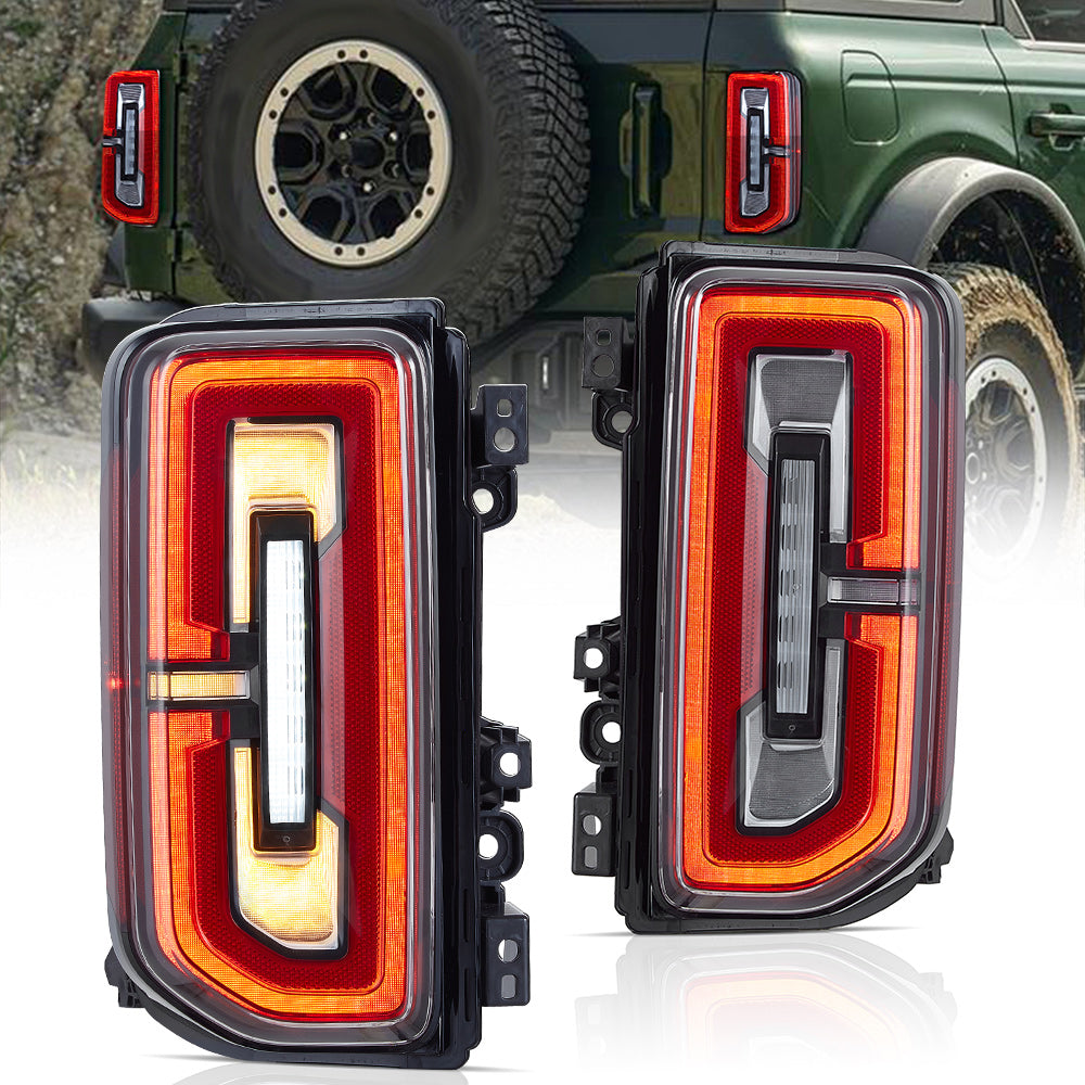 VLAND LED Taillights For Ford Bronco 2021-2024 6th Gen U725 with ...