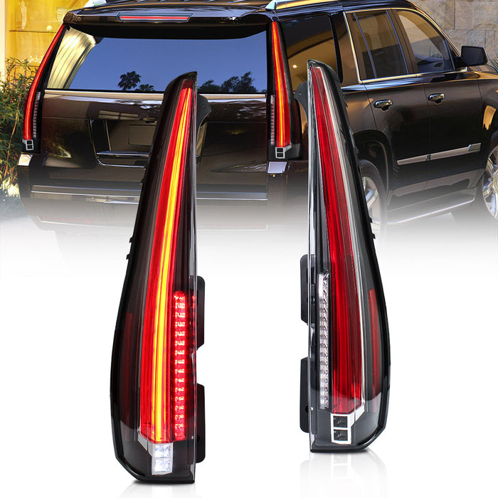 VLAND Tail Lights For GMC Yukon/Suburban 3rd Gen SUV/Tahoe 2007-2014 [For 5 PINS Plug]