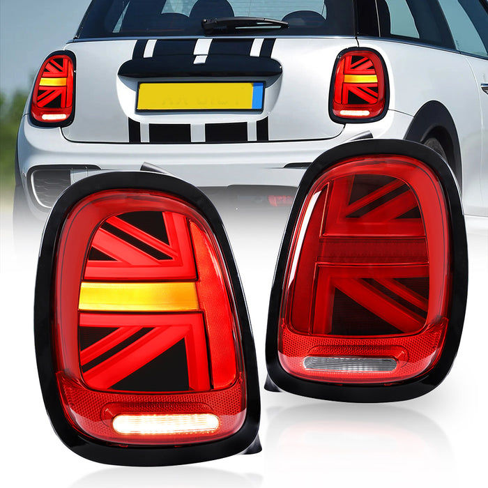 VLAND LED Tail lights For BMW Mini Hatch (Mini Cooper) F55 F56 F57 2014-2020 with Running Brake Reverse And Turning Light[E-MARK]
