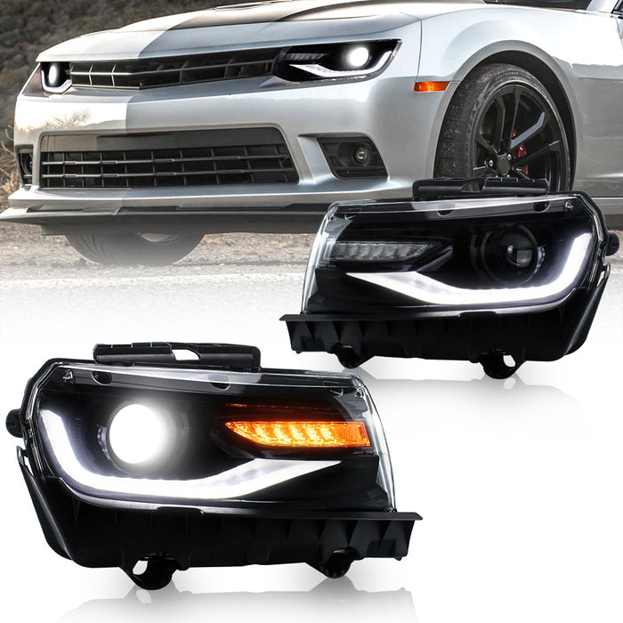 VLAND LED Headlights For Chevy Chevrolet Camaro 2014 2015