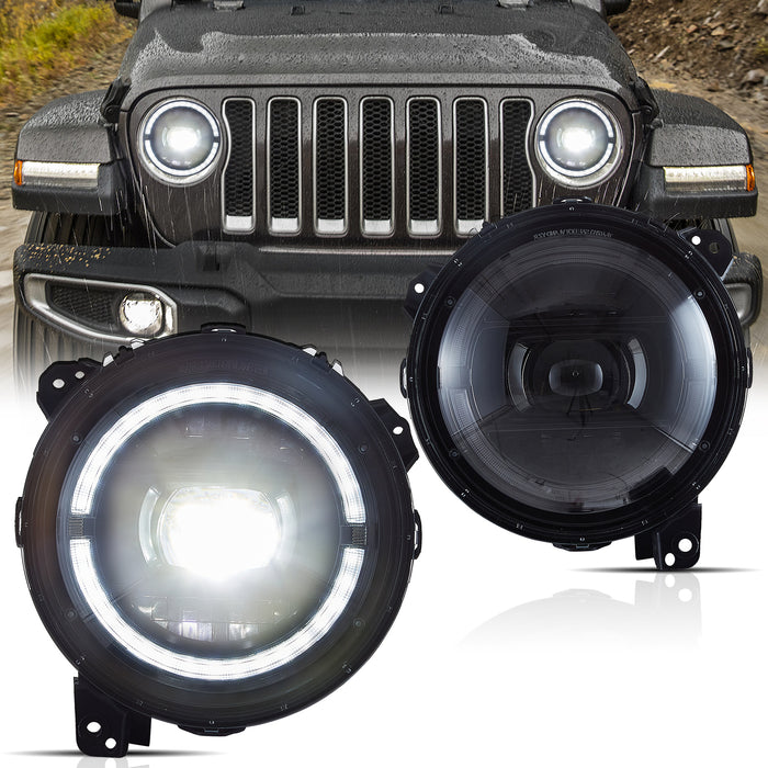 VLAND LED Taillights For Jeep Wrangler JL Gladiator JT 2018-2023 With Dynamic DRL
