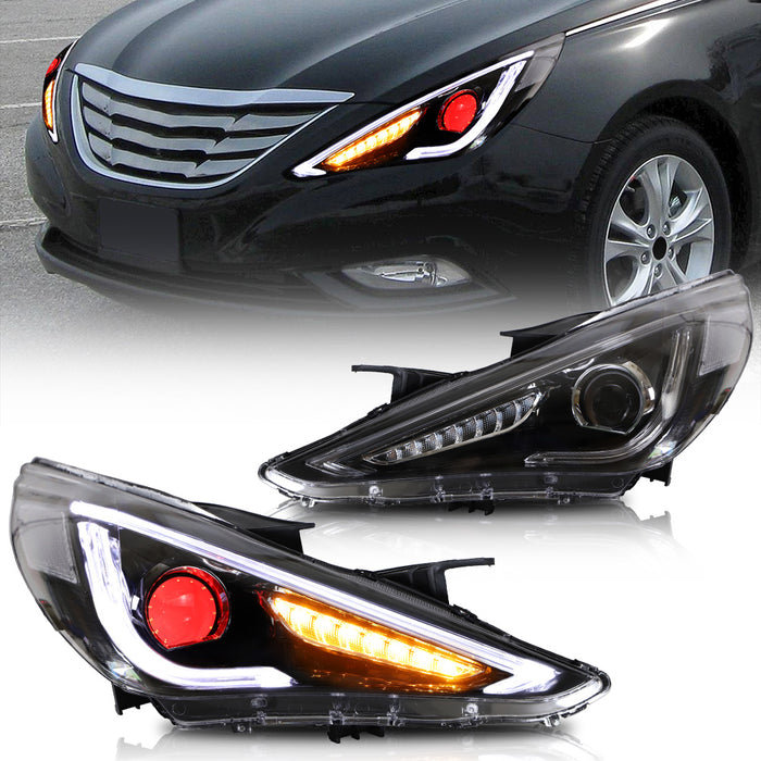 VLAND Headlights For Hyundai Sonata 2011-2014 Aftermarket Front Lights