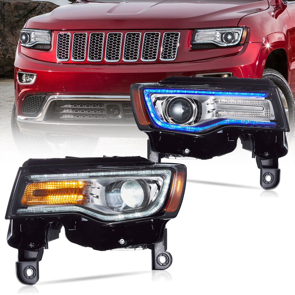 Pack LED JEEP GRAND CHEROKEE IV (WK, WK2) 5.7 V8 4x4 (2013 à 2024) – Pack Ampoules Extérieur