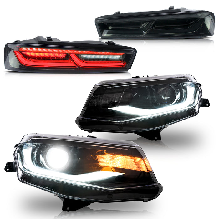 VLAND LED Headlights and Taillights For Chevrolet / Chevy Camaro 6th Gen 2016-2018 [DOT.]