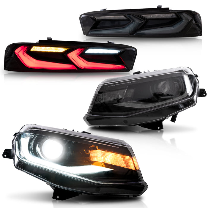 VLAND LED Head Lights and Taillights For Chevrolet / Chevy Camaro 6th Gen 2016-2018 [DOT.]