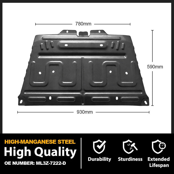 VLAND Upgrade ML3Z-7222-D Manganese Steel Splash Panel Shield For Ford F-150 2015-2024