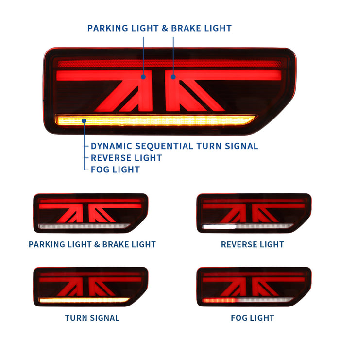 VLAND LED Taillights For Suzuki Jimny 2019-UP Tail Lights