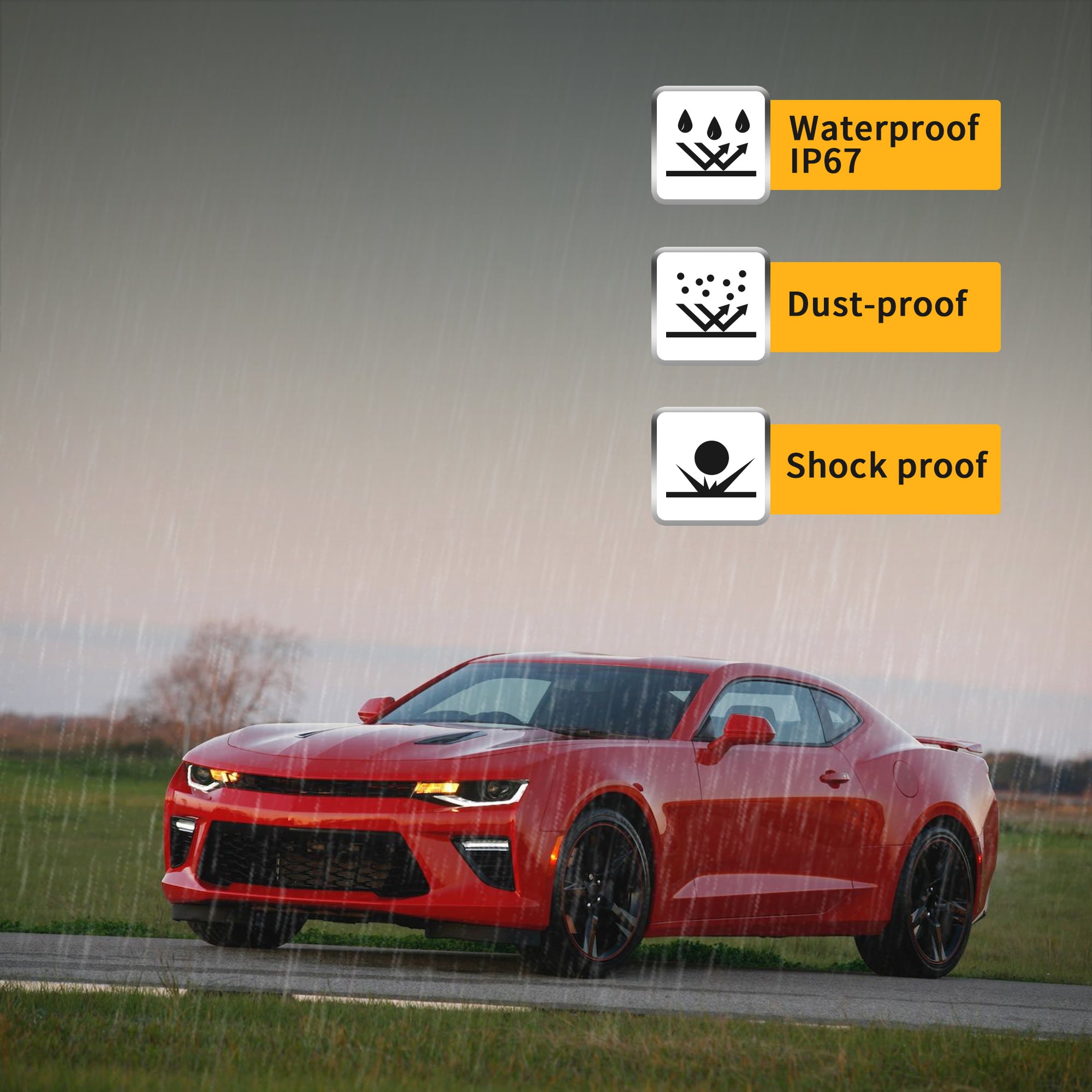 VLAND LED Headlights and Taillights For Chevrolet / Chevy Camaro 6th ...