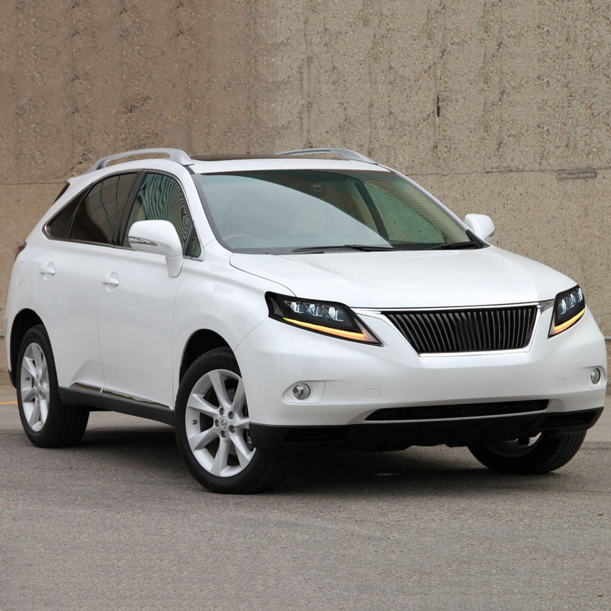 Lexus Rx 3rd Gen Rear VLAND Headlights and Taillights For Lexus RX350 RX450h 2012-2014 F ...