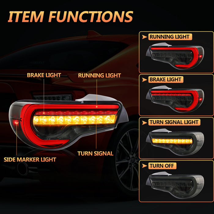 VLAND LED Projector Headlights and Tail Lights For Toyota 86/Subaru BRZ/Scion FR-S First Gen ZN6/ZC6 2012-2020