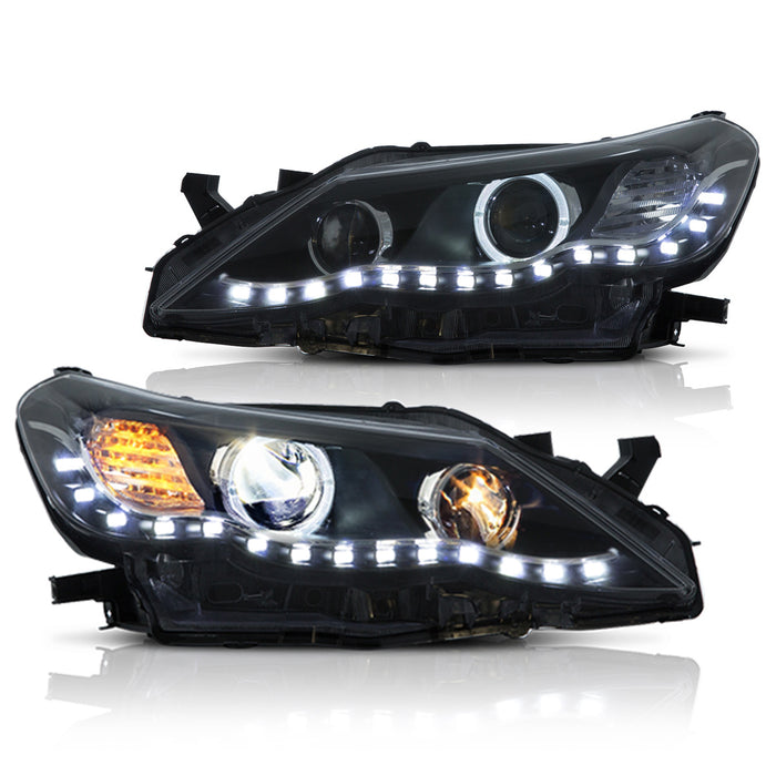VLAND LED デュアルビームヘッドライトトヨタマーク X/Reiz 2009-2012 (第二世代 X130) ヘッドライト丰田锐志大灯/ Toyota Mark X Headlights 2009-2012