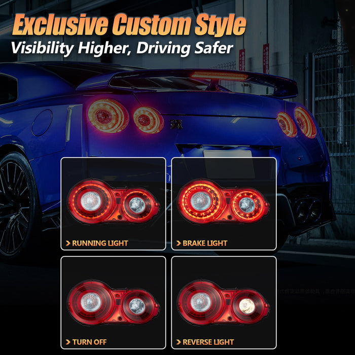 Sls Brake Light Racing Module Gtr R35 VLAND LED Tail Lights For Nissan GTR R35 2008-2023