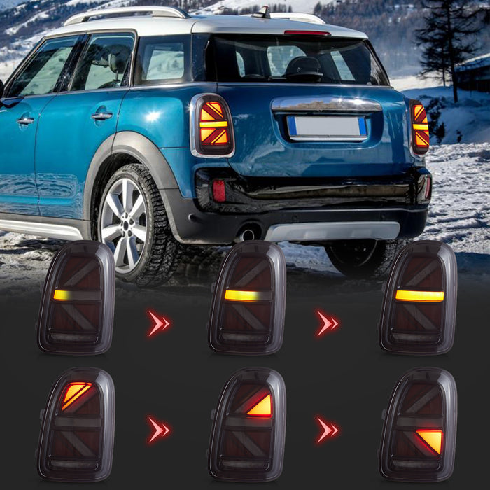 VLAND Full LED Tail Lights For Mini Cooper Countryman F60 2017-2024 [E-MARK]