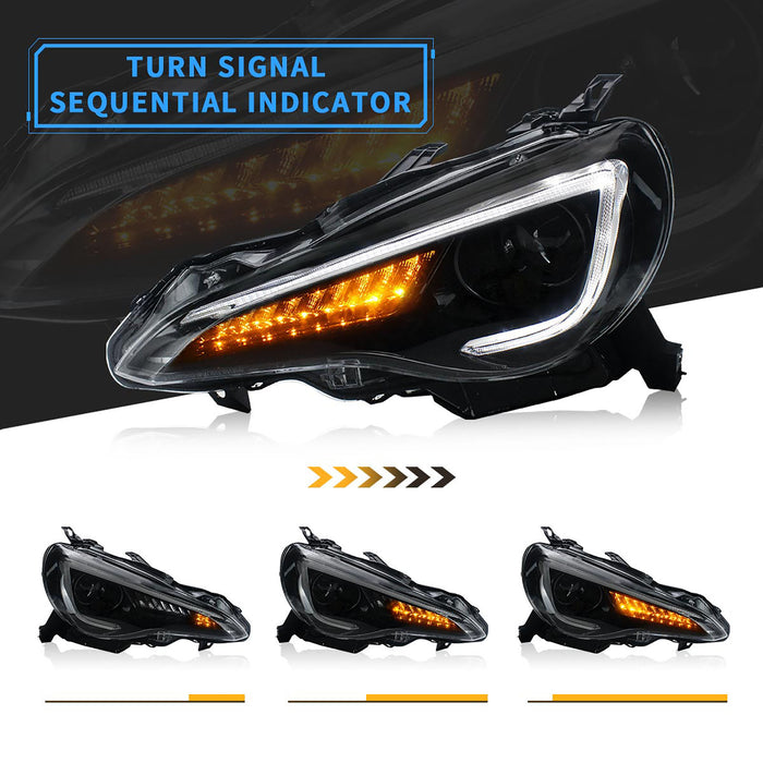 VLAND LED Headlights and Tail Lights For Toyota 86 GT86 Subaru BRZ Scion FRS 2012-2020