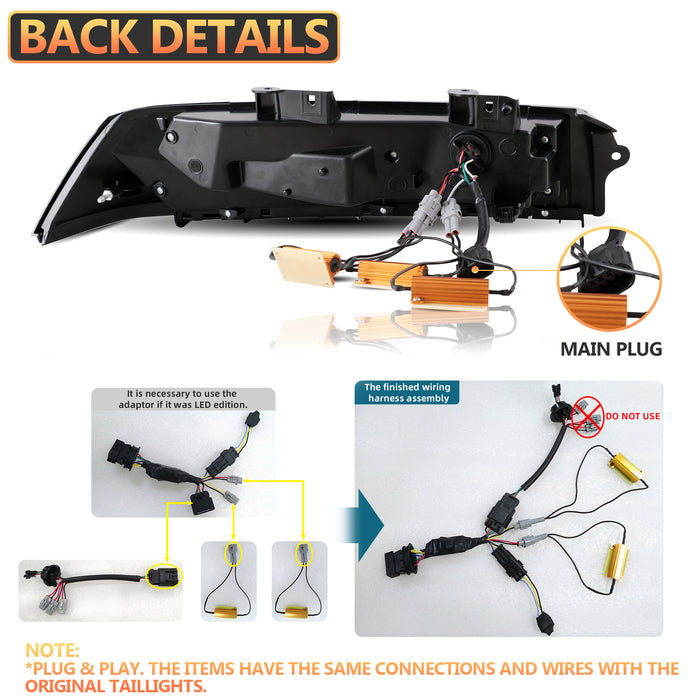 VLAND LED RGB Headlights and Taillights For Chevrolet Camaro 5th Gen Facelift 2014-2015 [DOT.]