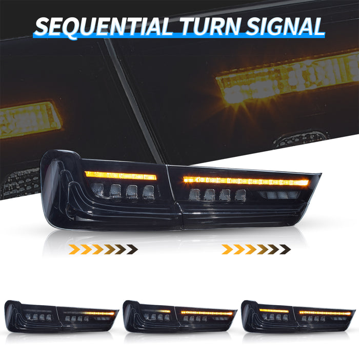 VLAND LED Laser Taillights For BMW 3-Series G20 2019-UP With Sequential Amber Turn Signals [E-MARK.]