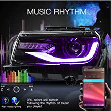 VLAND LED RGB Headlights and Taillights For Chevrolet Camaro 5th Gen Facelift 2014-2015 [DOT.]